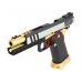 Armorer Works Custom Hi-Capa GBBP (Silver Slide - Gold Barrel - Fully Auto. - AW-HX2031)