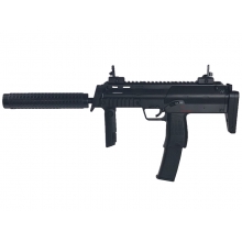 Well R4 AEG Sub-Machine with Silencer (Full Metal - Long Mag. - R4-BLACK)