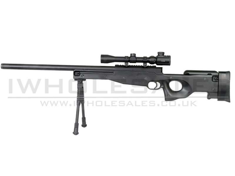 Double Eagle M59P L96 with Hunter Scope and Bipod (Black) Double Eagle M59P L96 with Hunter Scope and Bipod (Black)
