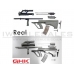 GHK AUG-A2 Gas Blowback Rifle (with Scope - Black)