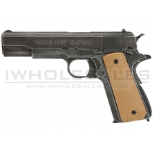 Armorer Works Custom "Molon Labe" 1911A1 Gas Blowback Pistol (Full Metal - Tan Grips)