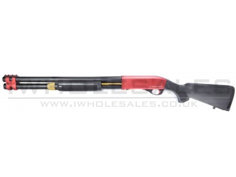 APS Cam870 Co2 Shotgun (Long - APS-CAM870-RED - MKII) APS Cam870 Co2 Shotgun (Long - APS-CAM870-RED - MKII)