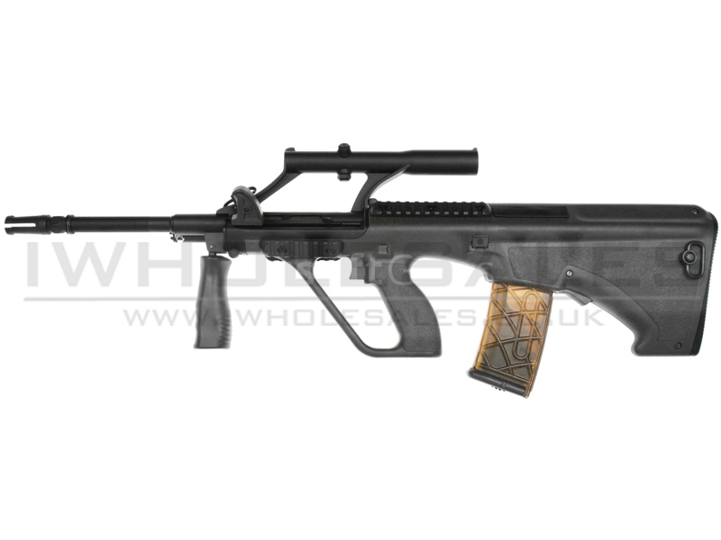 ARMY AUG Carbine LE Model AEG with Adjustable Scope (Black - ARMY-R903) ARMY AUG Carbine LE Model AEG with Adjustable Scope (Black - ARMY-R903)