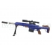 CCCP Custom Barrett with Mock Scope, Bipod and Silencer Spring Rifle (Blue - 2017A) CCCP Custom Barrett with Mock Scope, Bipod and Silencer Spring Rifle (Blue - 2017A)