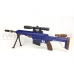 CCCP Custom Barrett with Mock Scope, Bipod and Silencer Spring Rifle (Blue - 2017A) CCCP Custom Barrett with Mock Scope, Bipod and Silencer Spring Rifle (Blue - 2017A)