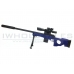 CCCP Custom L96 with Mock Scope, Bipod and Silencer Spring Rifle (Blue - 929-2)