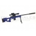 CCCP Custom L96 with Mock Scope, Bipod and Silencer Spring Rifle (Blue - 929-2)