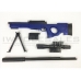 CCCP Custom L96 with Mock Scope, Bipod and Silencer Spring Rifle (Blue - 929-2)