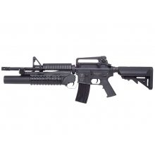 S&T M4A1 with M203 Grenade Launcher (Sports Line - Black - ST-AEG-259-BK-GL-L)