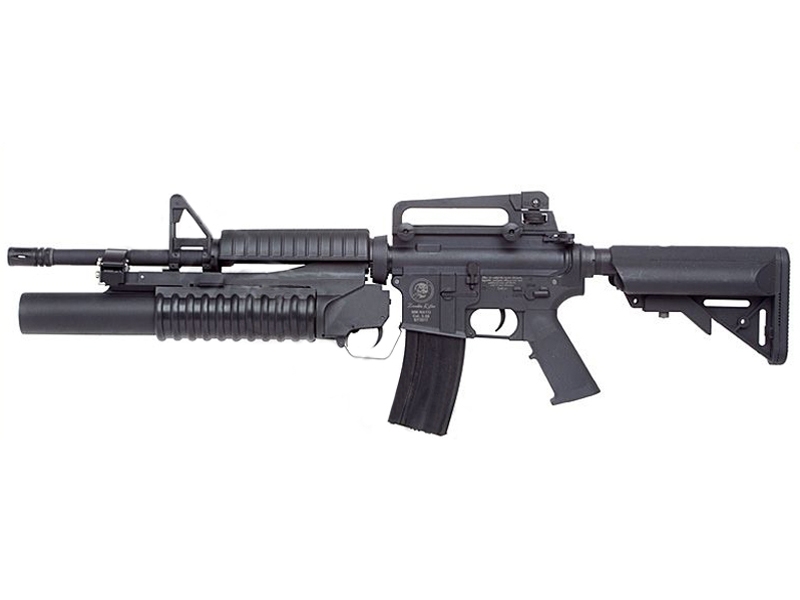 S T M4a1 With M3 Grenade Launcher Sports Line Black St Aeg 259 Bk Gl L