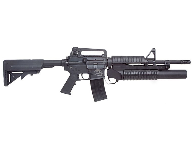 S T M4a1 With M3 Grenade Launcher Sports Line Black St Aeg 259 Bk Gl L