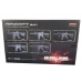 Golden Hawk M4 Rifle with Inbuilt Mock Silencer (Spring Powered - Blue)