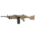 FN Herstal Minimi M249 MK2 with Sound Control Drum Magazine (Hard Stock - AK-249-MK2 - Tan)