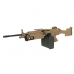 FN Herstal Minimi M249 MK2 with Sound Control Drum Magazine (Hard Stock - AK-249-MK2 - Tan)