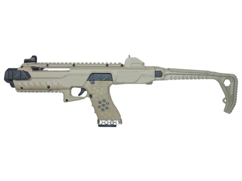 Armorer Works Gas Blowback VX Pistol with Tactical Carbine Conversion Kit (Tan - AW-VX03002) Armorer Works Gas Blowback VX Pistol with Tactical Carbine Conversion Kit (Tan - AW-VX03002)