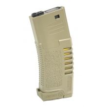 Ares Amoeba M4 P-Mag Magazine 140 Rounds Nylon with Metal Internals (Tan - AM4-140-10-BK)