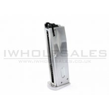 WE M9/M92F 25 Round Gas Magazine (Silver)