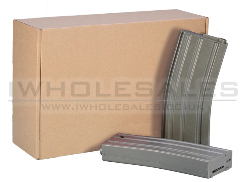 Ares Amoeba M4/M16 300 Round Magazine (Gray) (MAG-B-020-G) (Pack of 10) Ares Amoeba M4/M16 300 Round Magazine (Gray) (MAG-B-020-G) (Pack of 10)