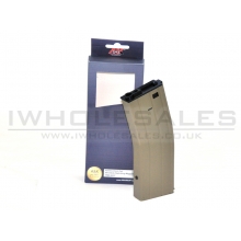 A&K M4 Flash Magazine (Metal - 350 Rounds - Tan - A037-TAN)