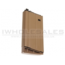 WE SCR-H Gas Magazine (Full Metal - Tan)