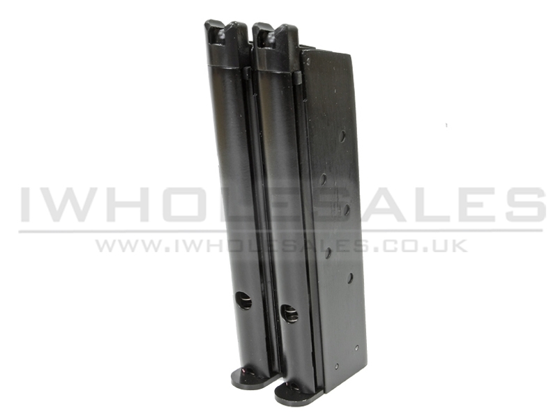WE 1911 Double Barrel Gas Magazine (2 x 15 Rounds - Full Metal) WE 1911 Double Barrel Gas Magazine (2 x 15 Rounds - Full Metal)