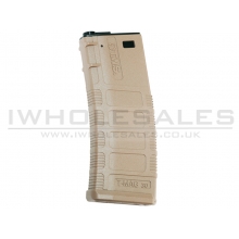 King Arms AEG Magazine TES TMAG for M4/Black Rain Ordnance Series (370 Rounds - Tan - KA-MAG-72-DE)