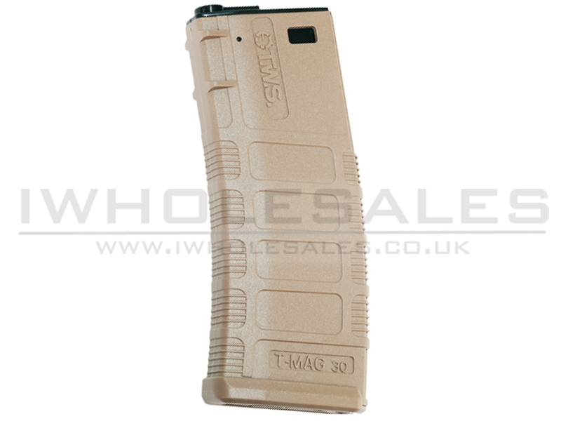 King Arms AEG Magazine TES TMAG for M4/Black Rain Ordnance Series (370 Rounds - Tan - KA-MAG-72-DE) King Arms AEG Magazine TES TMAG for M4/Black Rain Ordnance Series (370 Rounds - Tan - KA-MAG-72-DE)