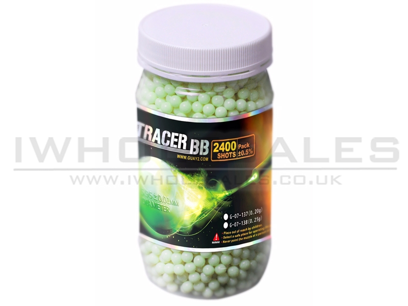G&G Competition Grade Tracer 0.25g BB's Green (2400 - Bottle) (G-07-138) G&G Competition Grade Tracer 0.25g BB's Green (2400 - Bottle) (G-07-138)