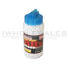 AA 0.20g BB Pellets with Speedloader Bottle (White)