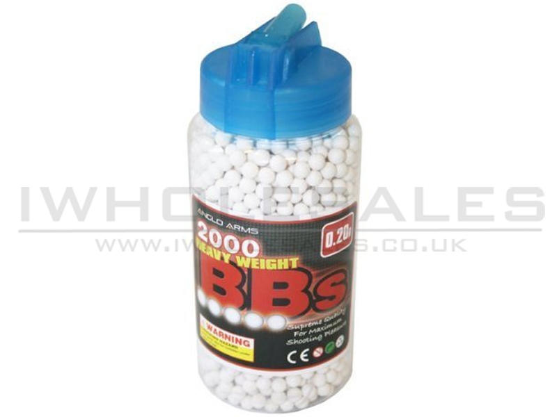 AA 0.20g BB Pellets with Speedloader Bottle (White) AA 0.20g BB Pellets with Speedloader Bottle (White)