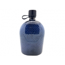 Big Foot Diamond Precision 0.12g - 5000 BB Pellets (Canteen Black Bottle - 5000 Rounds - Blue)