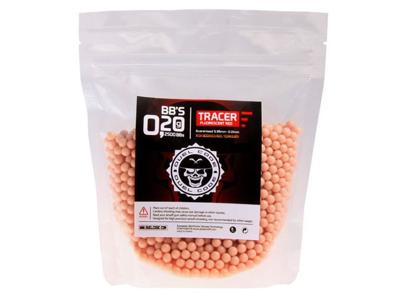 Duel Code 0.25g Tracer BB's (Red - 2500 Rounds) Duel Code 0.25g Tracer BB's (Red - 2500 Rounds)
