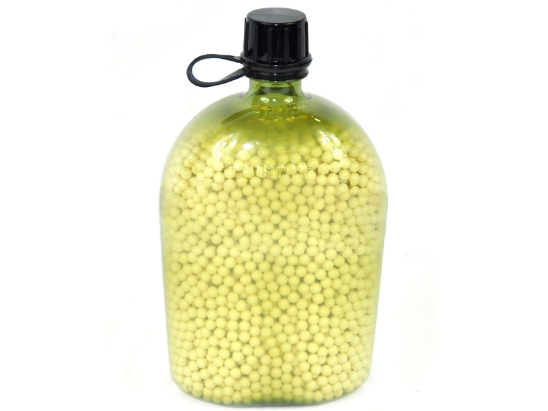 Big Foot Diamond Precision 0.28G White BB Pellets (5000 Rounds - Water/BB Canteen Bottle - Tan/Yellow - Bio) Big Foot Diamond Precision 0.28G White BB Pellets (5000 Rounds - Water/BB Canteen Bottle - Tan/Yellow - Bio)