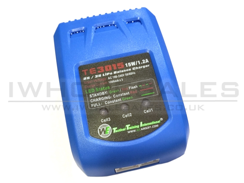 WE Charger for 2S to 3S LiPO 2 - 3 Cells Series (Balanced) WE Charger for 2S to 3S LiPO 2 - 3 Cells Series (Balanced)
