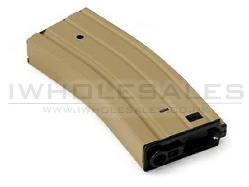Battleaxe - M16 Hi-Cap Magazine - 450 Rounds (Metal - B618 - Tan) Battleaxe - M16 Hi-Cap Magazine - 450 Rounds (Metal - B618 - Tan)