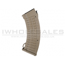 Battleaxe Hi-Cap Magazine AK Waffle 500 Rounds (B18 - Tan)