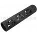 Unique ARs CNC Machined Skulls Handguard for AR15 Pattern Rifles (Black - 9" - With Airsoft Barrel Nut)