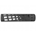 Unique ARs CNC Machined Spider Web Handguard for AR15 Pattern Rifles (Black - 9" - With Airsoft Barrel Nut)