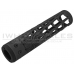 Unique ARs CNC Machined Spider Web Handguard for AR15 Pattern Rifles (Black - 9" - With Airsoft Barrel Nut)