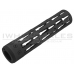 Unique ARs CNC Machined Bullet Handguard for AR15 Pattern Rifles (Black - 9" - With Airsoft Barrel Nut)
