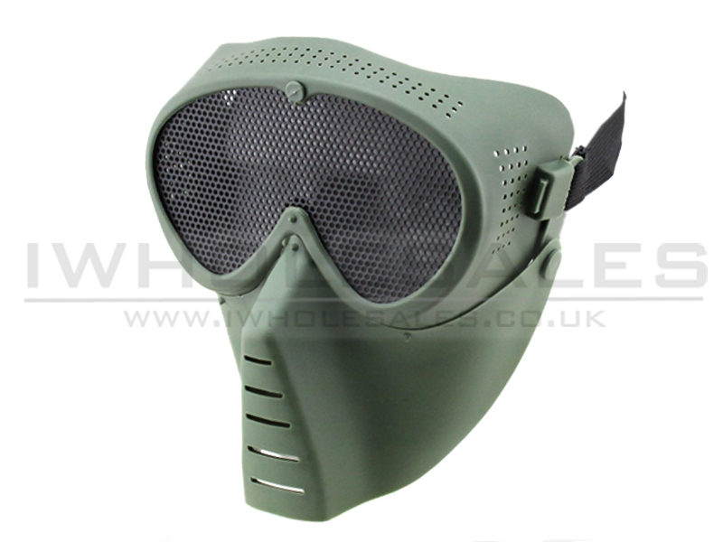 Big Foot Small Flying Mask with Mesh Goggle (Round Mesh) (OD) Big Foot Small Flying Mask with Mesh Goggle (Round Mesh) (OD)