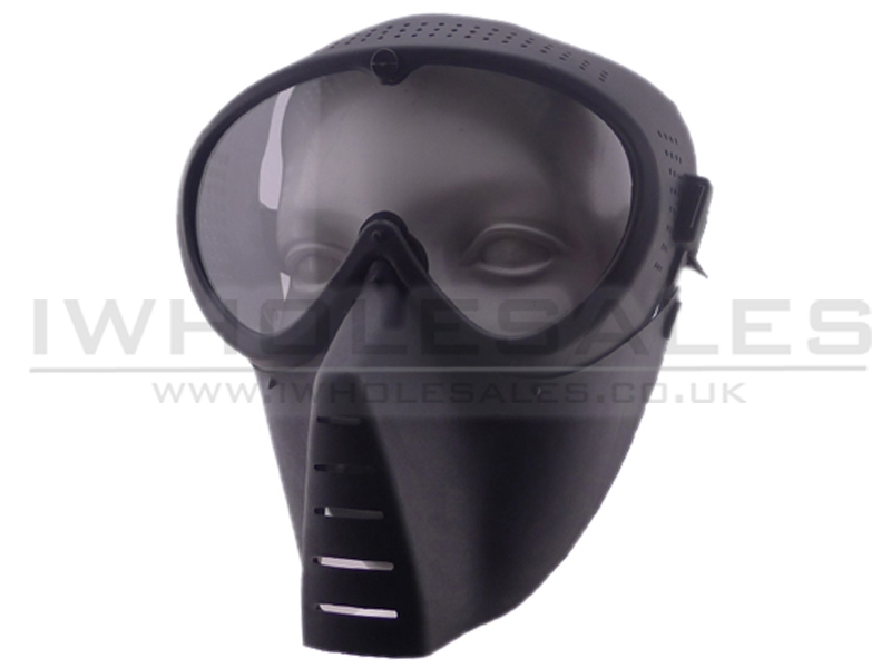 Big Foot Small Flying Mask with Nylon Goggle (Black) Big Foot Small Flying Mask with Nylon Goggle (Black)