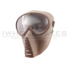 Big Foot Small Flying Mask with Nylon Goggle (Tan) Big Foot Small Flying Mask with Nylon Goggle (Tan)