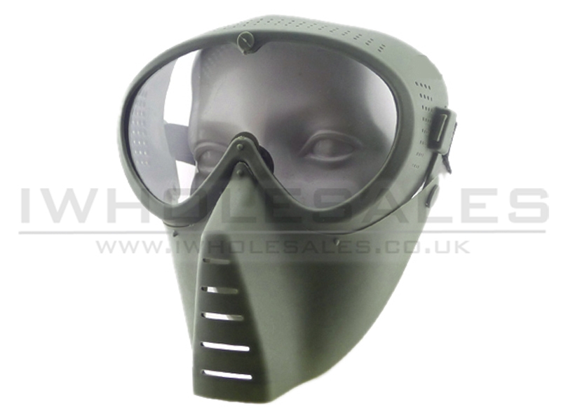 Big Foot Small Flying Mask with Nylon Goggle (OD) Big Foot Small Flying Mask with Nylon Goggle (OD)