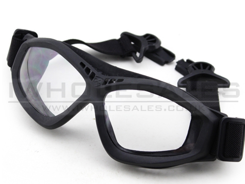 Big Foot Clear Glasses (FAST Helmet Adapted Version) (Black) Big Foot Clear Glasses (FAST Helmet Adapted Version) (Black)