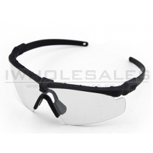 Big Foot 2.0 Framework (ANSI Z80.3) GLASSES (Black Frame - Clear Lens)