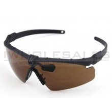 Big Foot 2.0 Framework (ANSI Z80.3) GLASSES (Black Frame - Brown Lens)