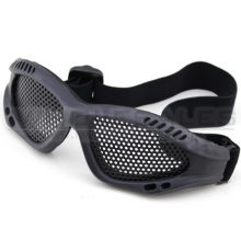 Big Foot Zero Steel Mesh Goggles(Small) (Round Orifice) (Black)