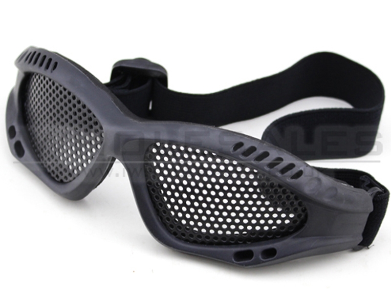 Big Foot Zero Steel Mesh Goggles(Small) (Round Orifice) (Black) Big Foot Zero Steel Mesh Goggles(Small) (Round Orifice) (Black)