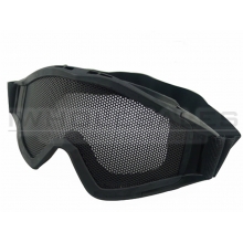 Big Foot Zero Steel Mesh Goggles (Big) (Round Orifice) (Black)